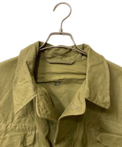 French Army（フランス軍）French Army (フランス軍) 前期型 M-47 フィールドジャケット Field Jacket オリーブ サイズ:SIZE 不明の古着・服飾アイテム