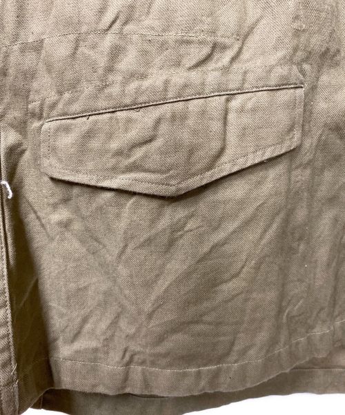 French Army（フランス軍）French Army (フランス軍) 前期型 M-47 フィールドジャケット Field Jacket オリーブ サイズ:SIZE 不明の古着・服飾アイテム