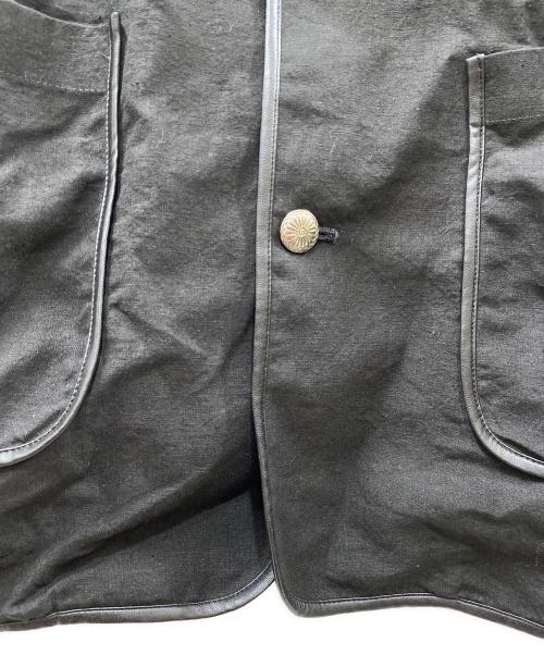 Nomat（ノマット）Nomat (ノマット) PIPING VEST リネンベスト ブラック サイズ:3の古着・服飾アイテム