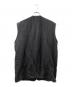 Nomat (ノマット) PIPING VEST リネンベスト ブラック サイズ:3：9000円
