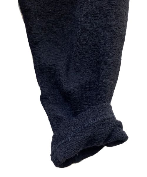 YOKE（ヨーク）YOKE (ヨーク) Super120s WASHABLE WOOL RIB CREWNECK T-SHIRT ブラック サイズ:SIZE 2の古着・服飾アイテム