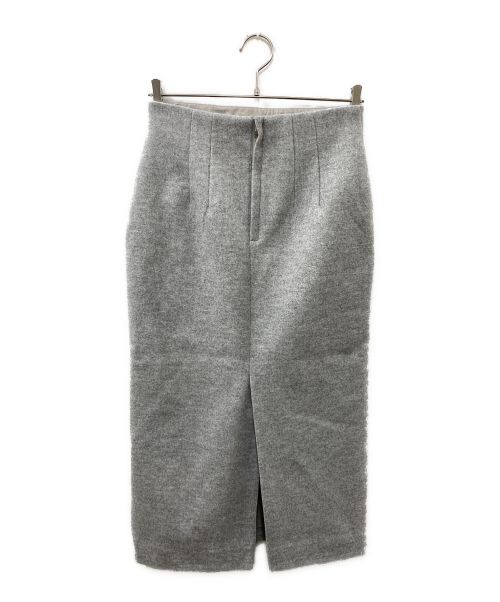 forme（フォルメ）forme (フォルメ) 24AW BRUSHED SK GRYウール混スカート グレー サイズ:FREEの古着・服飾アイテム