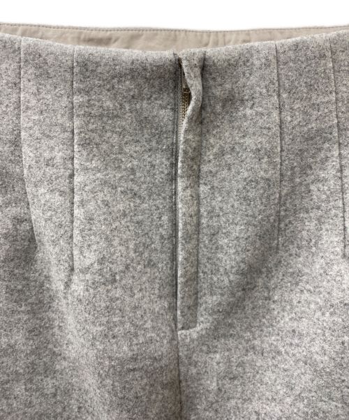 forme（フォルメ）forme (フォルメ) 24AW BRUSHED SK GRYウール混スカート グレー サイズ:FREEの古着・服飾アイテム