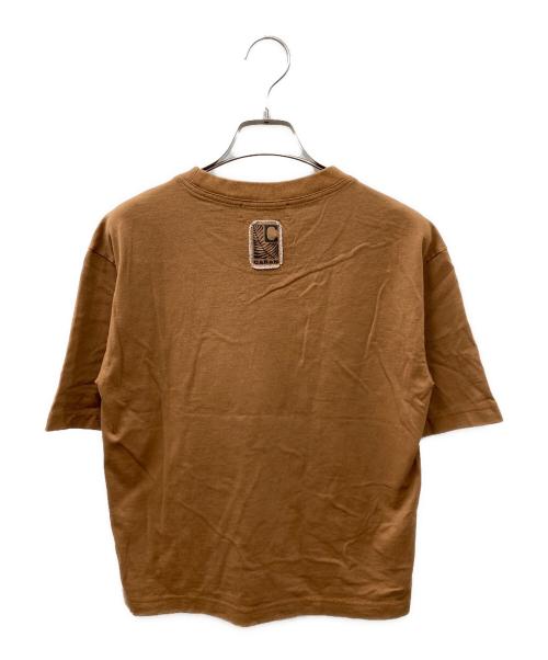 CABAN（キャバン）CABaN (キャバン) ドライスビンコットン ハーフスリーブTシャツ ブラウン サイズ:Mの古着・服飾アイテム