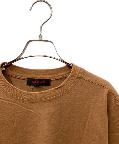 CABAN（キャバン）CABaN (キャバン) ドライスビンコットン ハーフスリーブTシャツ ブラウン サイズ:Mの古着・服飾アイテム