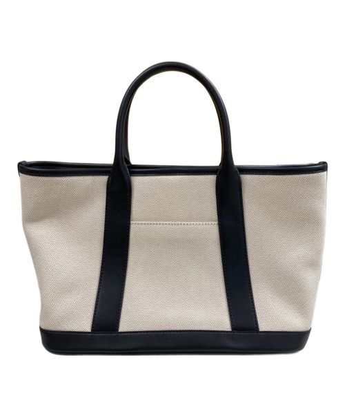 MICHAEL KORS（マイケル・コース）MICHAEL KORS (マイケルコース) LUISA コットンキャンバス サッチェル ミディアム 2WAYバッグ アイボリー サイズ:OneSizeの古着・服飾アイテム