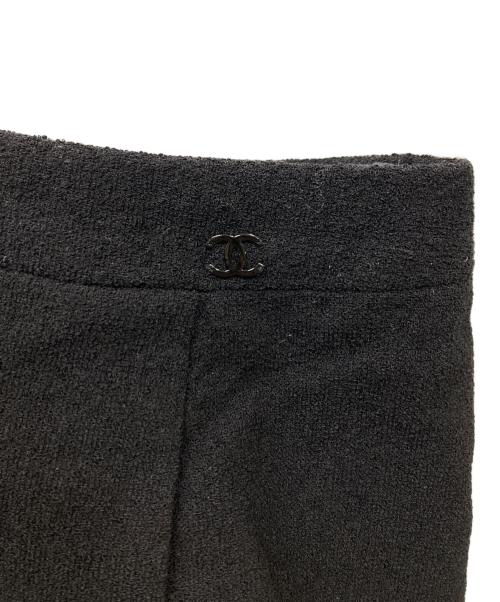 CHANEL（シャネル）CHANEL (シャネル) ココマーク ウールスカート ブラック サイズ:42の古着・服飾アイテム