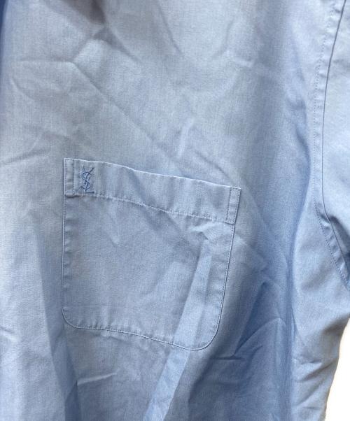 Yves Saint Laurent（イヴサンローラン）Yves Saint Laurent (イヴサンローラン) オーバーサイズシャツ ブルー サイズ:XXLの古着・服飾アイテム