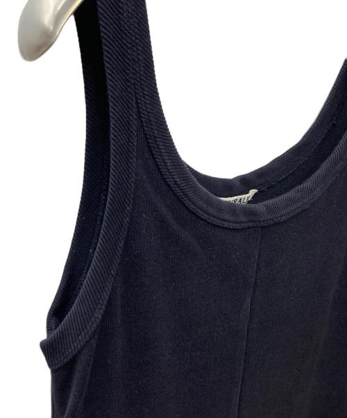AURALEE（オーラリー）AURALEE (オーラリー) SUPER HEAVY COTTON RIB ONE-PIECE ネイビー サイズ:1の古着・服飾アイテム