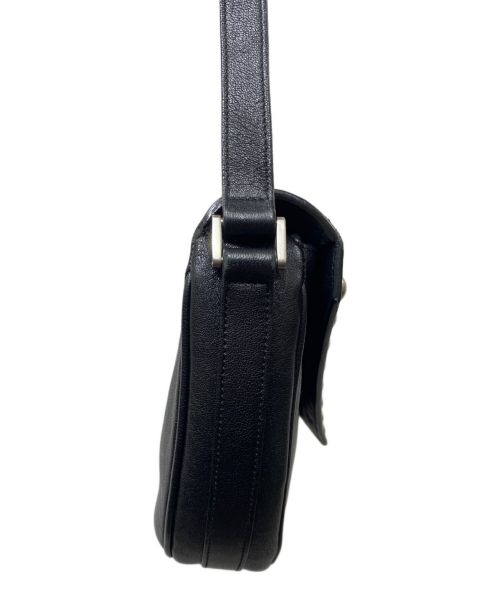Yves Saint Laurent（イヴサンローラン）Yves Saint Laurent (イヴサンローラン) Yスタッズサッチェル レザーショルダーバッグ ブラック サイズ:OneSizeの古着・服飾アイテム