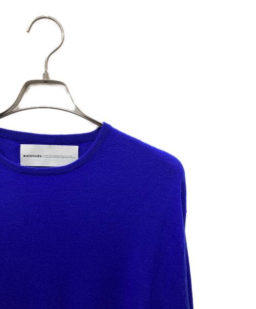 walenode（ウェルノード）walenode (ウェルノード) カシミアニット ブルー サイズ:1の古着・服飾アイテム
