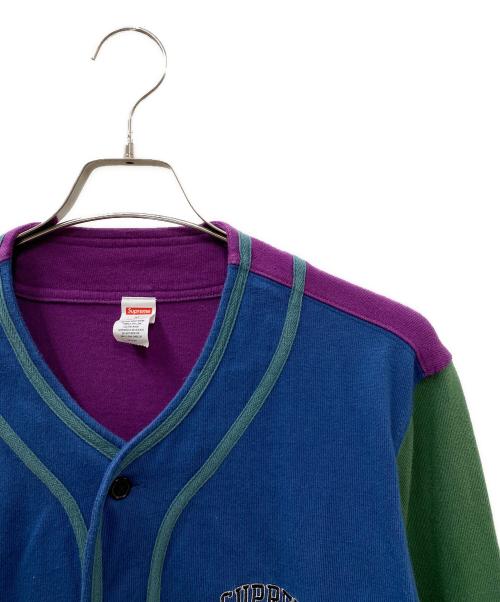 SUPREME（シュプリーム）Supreme (シュプリーム) 18AW Color Blocked Baseball Top  ベースボールシャツ マルチカラー サイズ:SIZE Mの古着・服飾アイテム