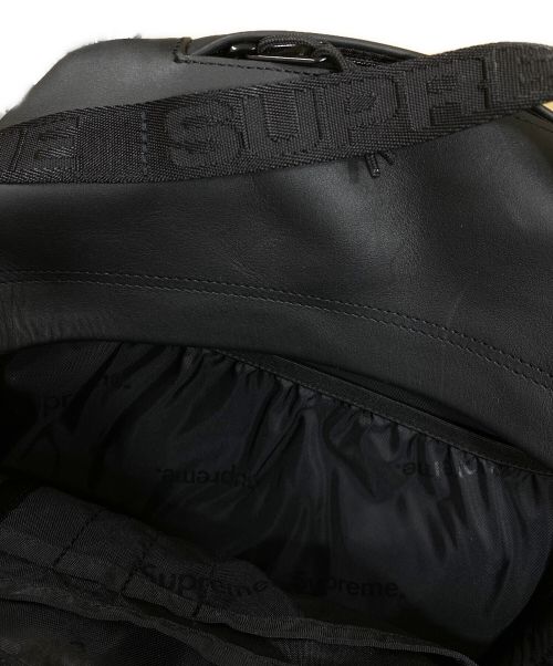 SUPREME（シュプリーム）SUPREME (シュプリーム) 23AW LEATHER BACK PACK バックパック ブラック サイズ:OneSizeの古着・服飾アイテム