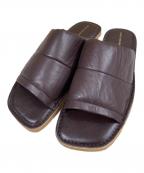 DRIES VAN NOTENドリスヴァンノッテン）の古着「レザーサンダル」｜ブラウン