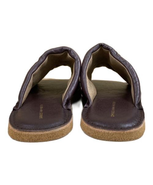DRIES VAN NOTEN（ドリスヴァンノッテン）DRIES VAN NOTEN (ドリスヴァンノッテン) レザーサンダル ブラウン サイズ:40 1/2の古着・服飾アイテム