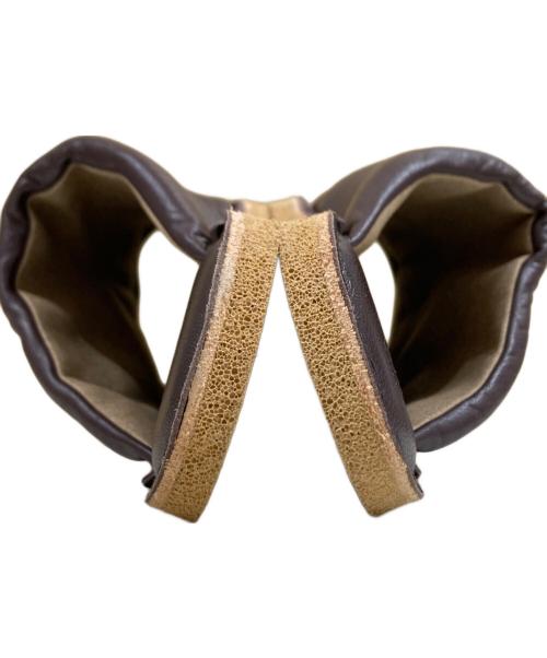 DRIES VAN NOTEN（ドリスヴァンノッテン）DRIES VAN NOTEN (ドリスヴァンノッテン) レザーサンダル ブラウン サイズ:40 1/2の古着・服飾アイテム