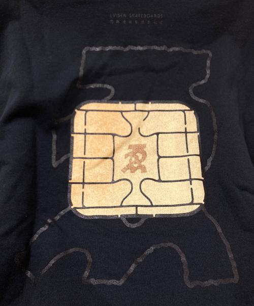 EVISEN（エビセン）EVISEN (エビセン) プリントスウェット ブラック サイズ:XLの古着・服飾アイテム