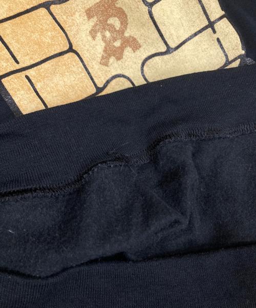 EVISEN（エビセン）EVISEN (エビセン) プリントスウェット ブラック サイズ:XLの古着・服飾アイテム