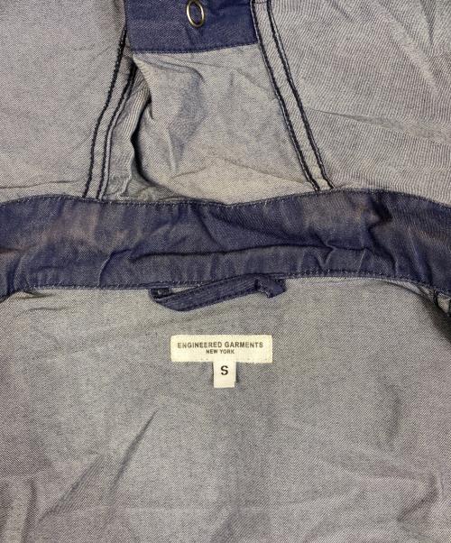 Engineered Garments（エンジニアドガーメンツ）Engineered Garments (エンジニアド ガーメンツ) フーデットデニムベスト ネイビー サイズ:Sの古着・服飾アイテム