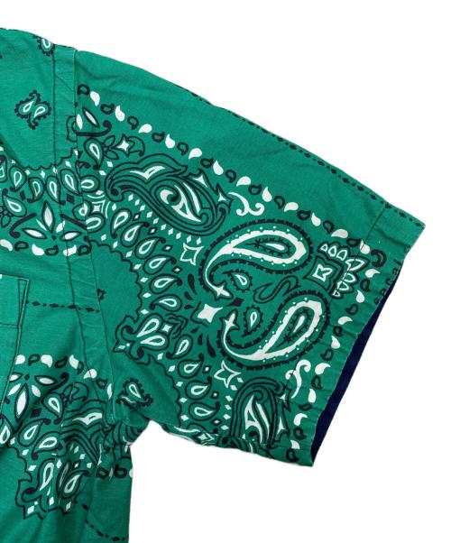 sacai（サカイ）sacai (サカイ) 22SS BANDANA Print Shirt バンダナ柄シャツ グリーン サイズ:2の古着・服飾アイテム