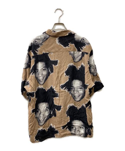 WACKO MARIA（ワコマリア）WACKO MARIA (ワコマリア) 23SS BASQUIAT-WM-HI12 バスキア アロハシャツ ブラウン×ブラック サイズ:Mの古着・服飾アイテム