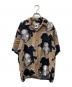 WACKO MARIA（ワコマリア）の古着「23SS BASQUIAT-WM-HI12 バスキア アロハシャツ」｜ブラウン×ブラック