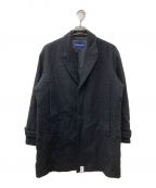 DESCENDANTディセンダント）の古着「ダブルポケットチェスターコート」｜ブラック