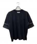 sacai×Sun Surfサカイ×サンサーフ）の古着「コラボポケットTee」｜ブラック