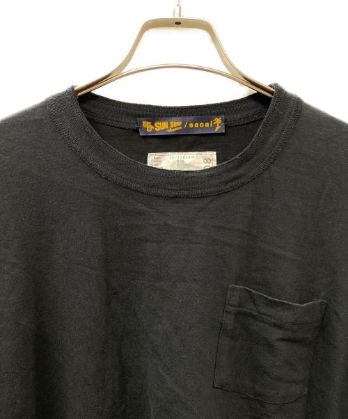 sacai（サカイ）sacai (サカイ) Sun Surf (サンサーフ) コラボポケットTee ブラック サイズ:2の古着・服飾アイテム
