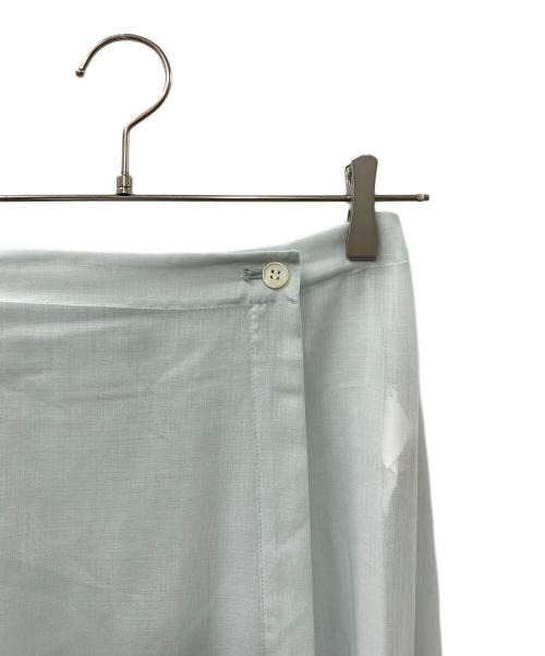 AURALEE（オーラリー）AURALEE (オーラリー) シアースカート スカイブルー サイズ:SIZE 0の古着・服飾アイテム