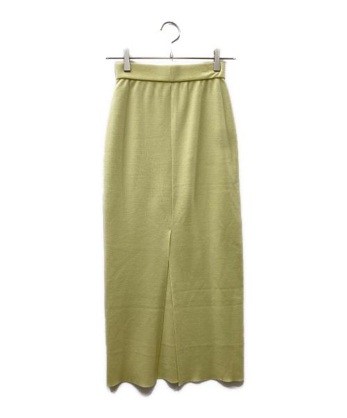 AURALEE（オーラリー）AURALEE (オーラリー) タイトニットスカート イエロー サイズ:SIZE 1の古着・服飾アイテム