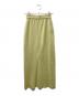 AURALEE (オーラリー) タイトニットスカート イエロー サイズ:SIZE 1：8000円
