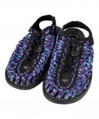 KEENキーン）の古着「UNEEK FLAT サンダル」｜ブルー×パープル