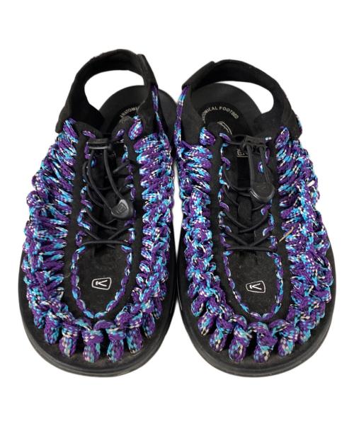 KEEN（キーン）KEEN (キーン) UNEEK FLAT サンダル ブルー×パープル サイズ:28cmの古着・服飾アイテム