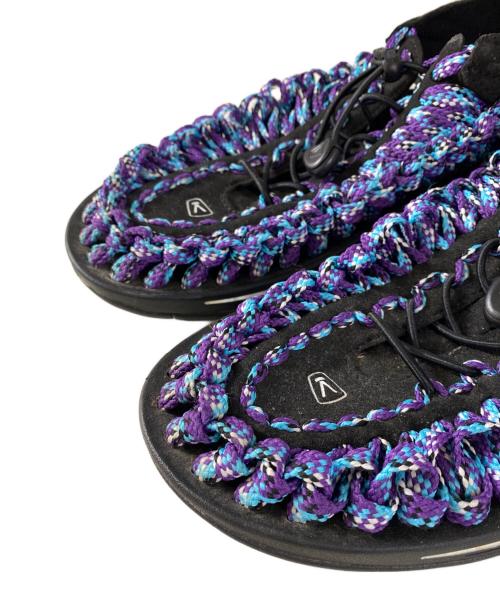 KEEN（キーン）KEEN (キーン) UNEEK FLAT サンダル ブルー×パープル サイズ:28cmの古着・服飾アイテム