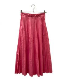 MM6 Maison Margiela（エムエムシックスメゾンマルジェラ）の古着「20ss PLEATED SKIRT」｜ピンク