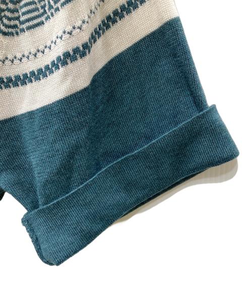 UNION（ユニオン）UNION (ユニオン) 24ss WHITMAN CARDIGAN グリーン×ホワイト サイズ:SIZE 3の古着・服飾アイテム