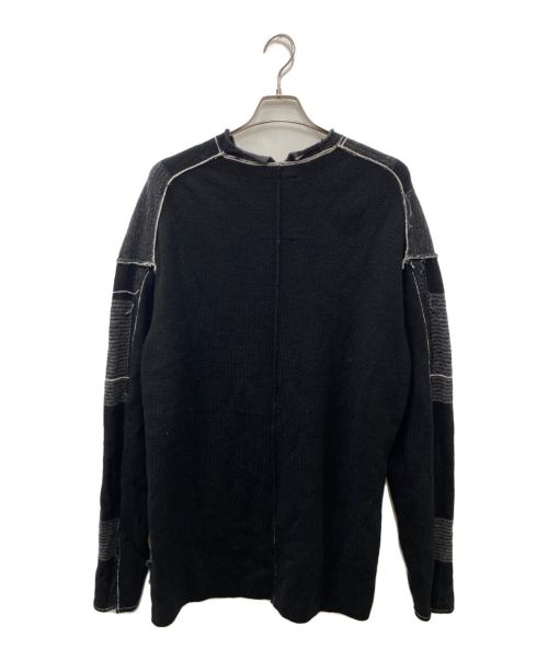 THE VIRIDI-ANNE（ヴィリジアン）THE VIRIDI-ANNE (ヴィリジアン) Checked Pullover Knit ブラック×グレー サイズ:5の古着・服飾アイテム