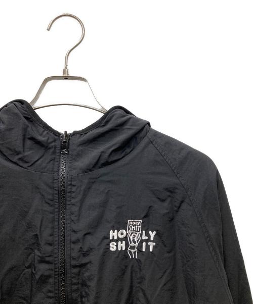 HOLY SHIT（ホーリーシット）HOLY SHIT (ホーリーシット) Reversible Micro Fleece Jacket ブラック サイズ:Lの古着・服飾アイテム