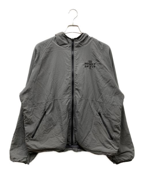 HOLY SHIT（ホーリーシット）HOLY SHIT (ホーリーシット) Reversible Micro Fleece Jacket グレー サイズ:Lの古着・服飾アイテム