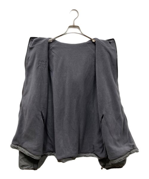 HOLY SHIT（ホーリーシット）HOLY SHIT (ホーリーシット) Reversible Micro Fleece Jacket グレー サイズ:Lの古着・服飾アイテム