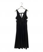 UNITED TOKYOユナイテッドトーキョー）の古着「カッティングストレッチジャンスカ」｜ブラック