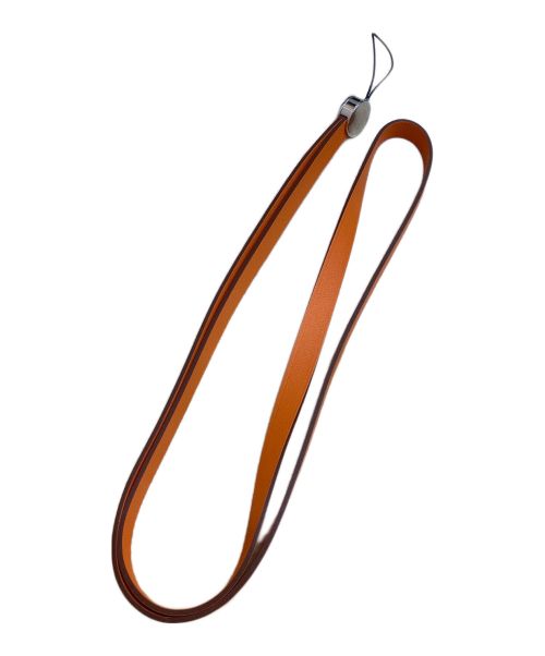 HERMES（エルメス）HERMES (エルメス) セリエ ネックストラップ オレンジの古着・服飾アイテム