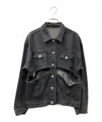 MAISON SPECIALメゾンスペシャル）の古着「2WAYレングスデニムジャケット Gジャン」｜ブラック