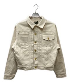 ballsy brothers ホワイト デニムジャケット