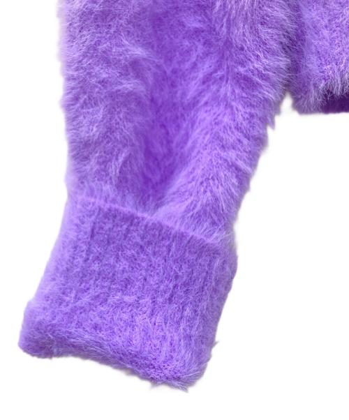 TTT MSW（ティー）TTT MSW (ティー) 25SS MOKE MOKE pullover knit パープル サイズ:S 未使用品の古着・服飾アイテム