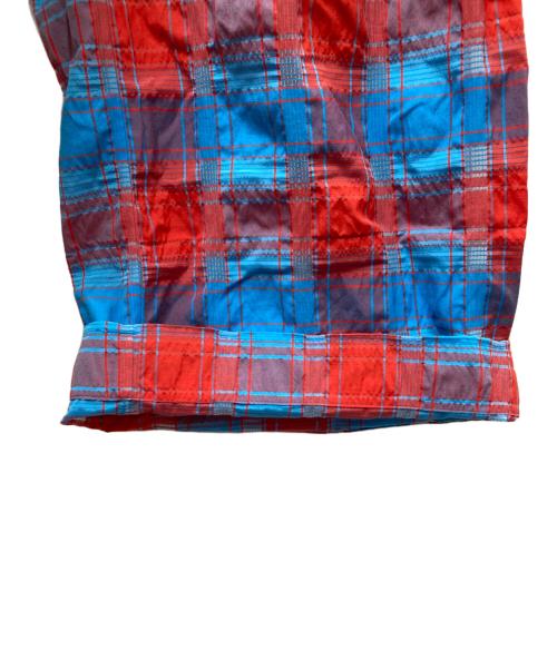 MAISON SPECIAL（メゾンスペシャル）MAISON SPECIAL (メゾンスペシャル) Checked Tack Easy Pants レッド×ブルー サイズ:38の古着・服飾アイテム