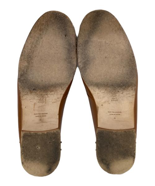 foot the coacher（フットザコーチャー）foot the coacher (フットザコーチャー) SINGLE TASSEL タッセル スリッポンローファー ブラウン サイズ:8の古着・服飾アイテム