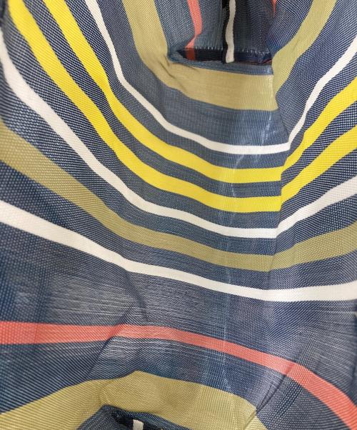 MARNI（マルニ）MARNI (マルニ) メッシュトートバッグ ネイビー×ベージュの古着・服飾アイテム