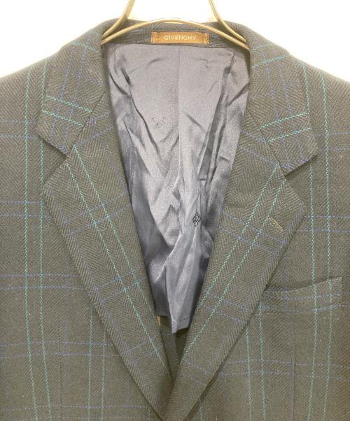 GIVENCHY（ジバンシィ）GIVENCHY (ジバンシィ) ウールテーラードジャケット ネイビー サイズ:175の古着・服飾アイテム